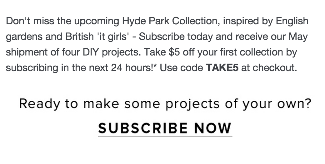 For The Makers Coupon Code – $5 Off Your First Month !