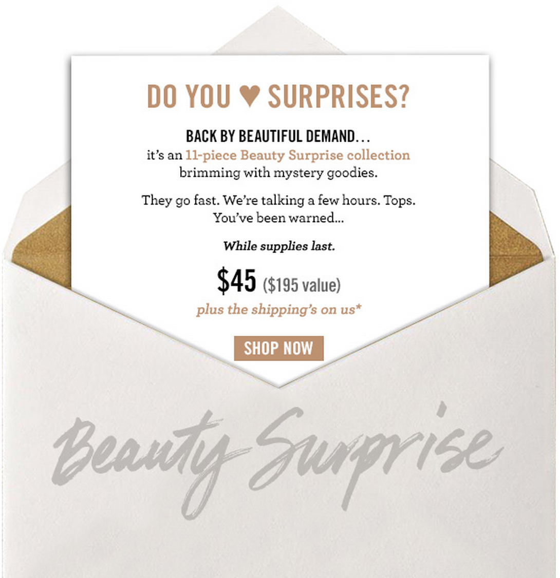 Bare Minerals Mystery Box Available Now!