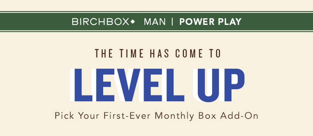 Birchbox Man Launches Monthly Add-Ons