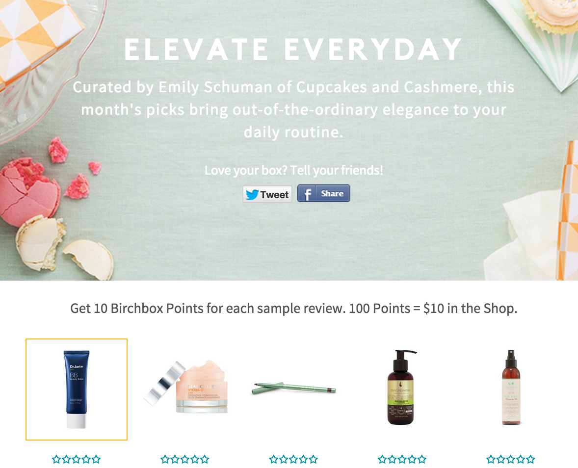 Birchbox Reveal