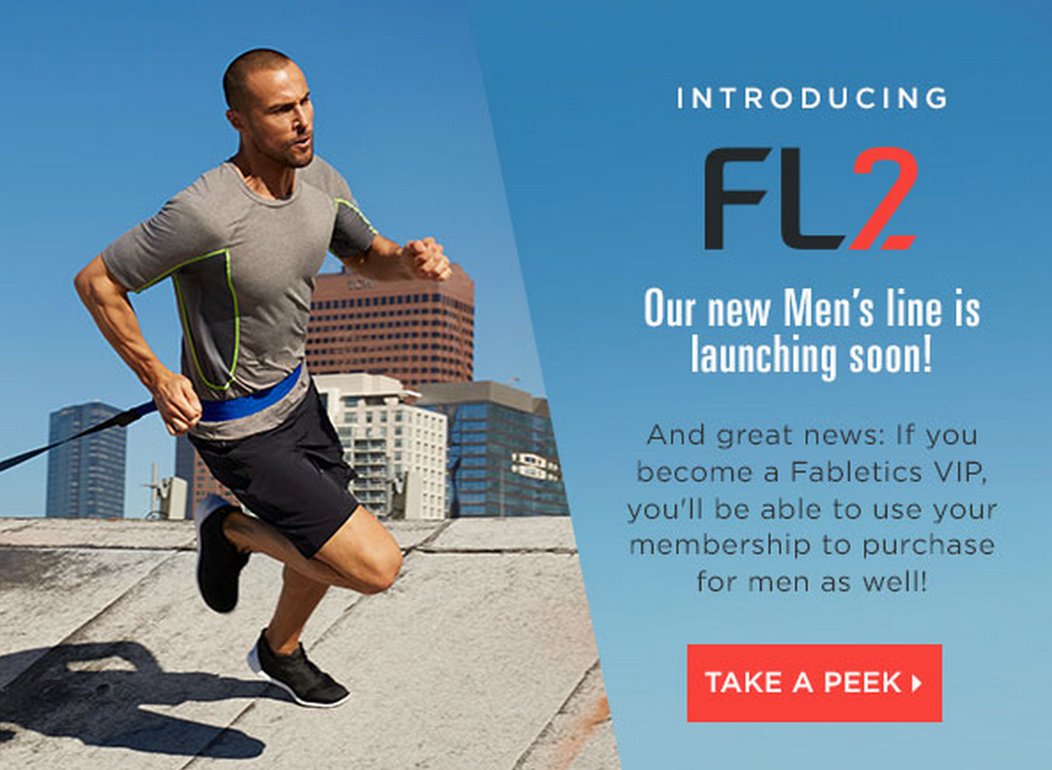 FL2: Fabletics for Men Subscription Coming Soon