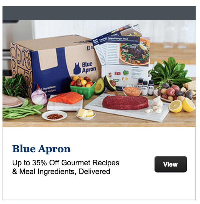 Blue Apron on Sale at Gilt City