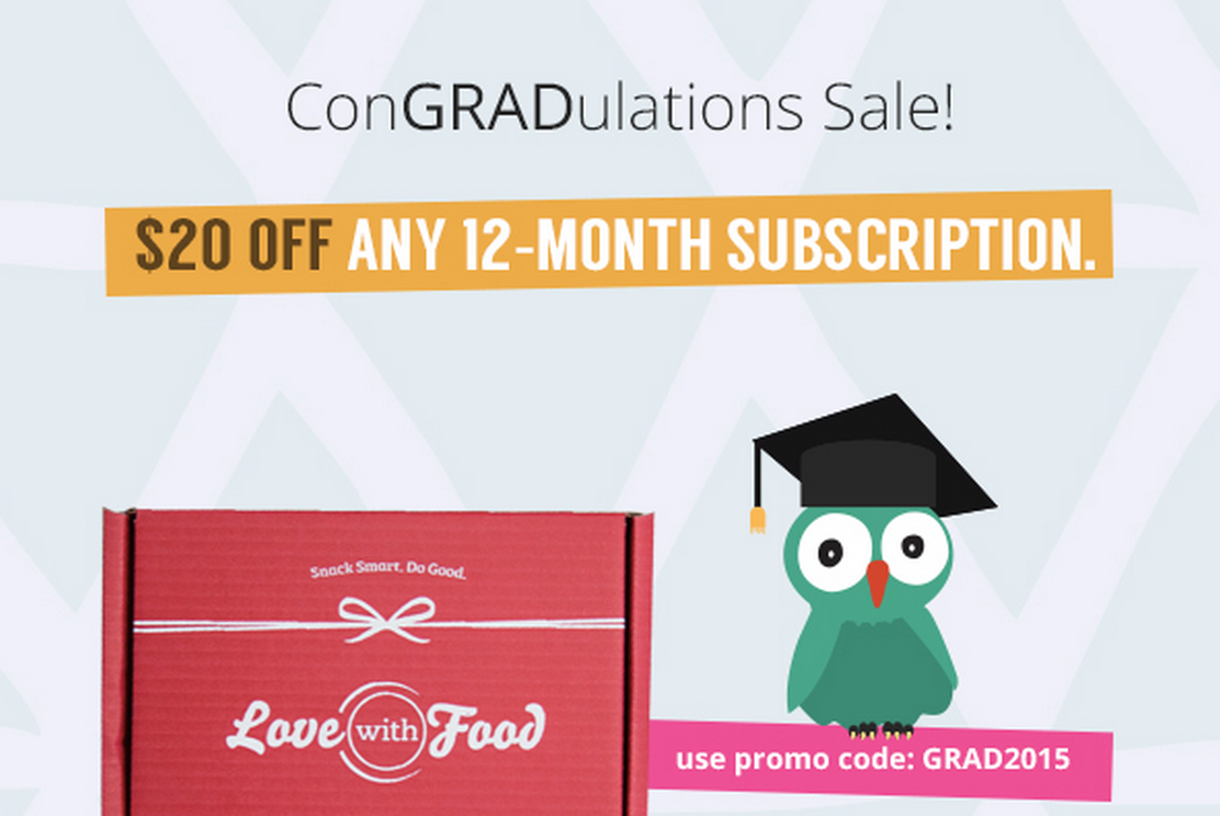 Love With Food Coupon – $20 Off an Annual Subscription!