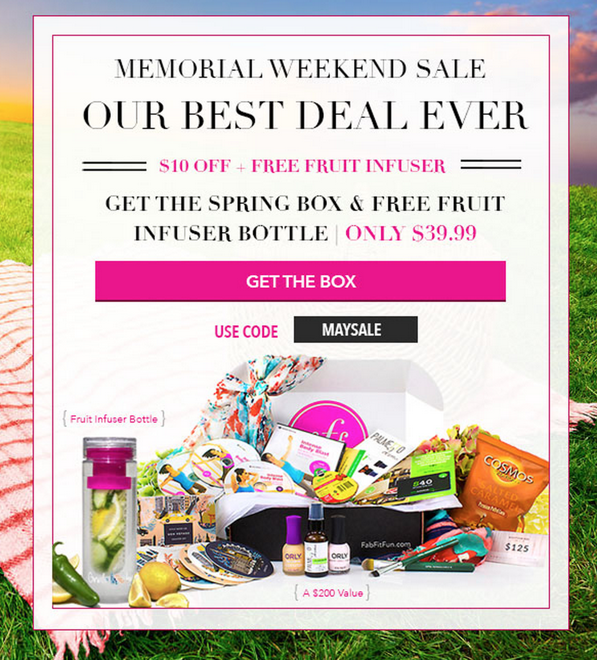 FabFitFun Memorial Day Sale