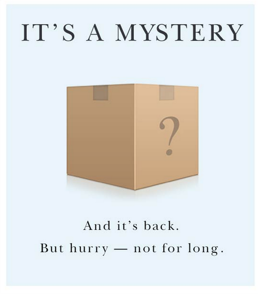 Crabtree Evelyn Mystery Box