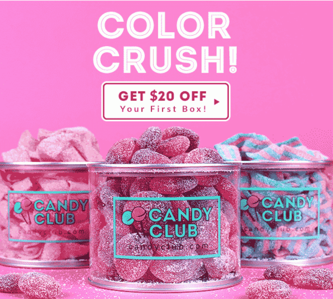 Candy Club $20 Coupon