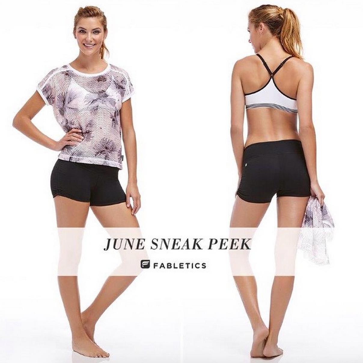 Fabletics June 2015 Spoilers & 50% Off Coupon Shorts