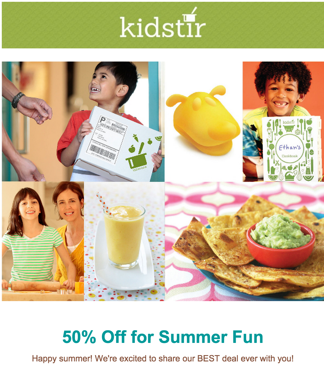 50% Off KidStir!