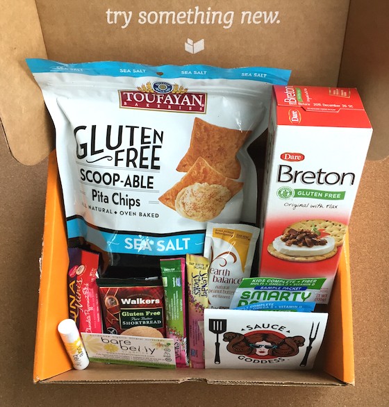 Send Me Gluten Free Subscription Box Review – May 2015 Contents