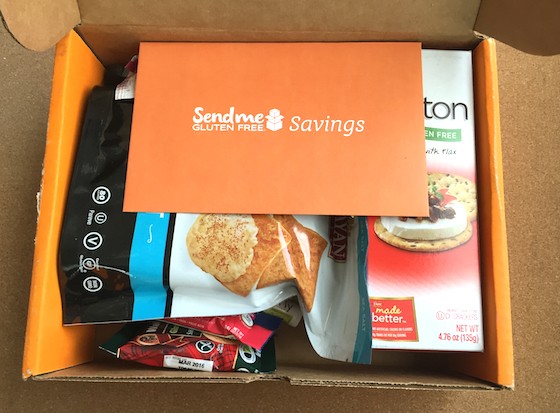 Send Me Gluten Free Subscription Box Review – May 2015 Inside