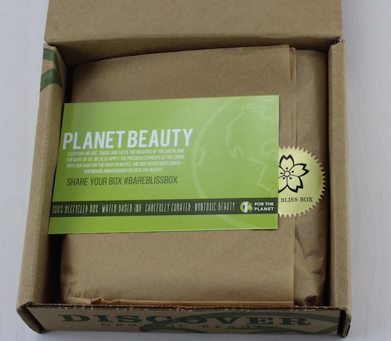 Bare Bliss Box Subscription Review – April 2015  First Look