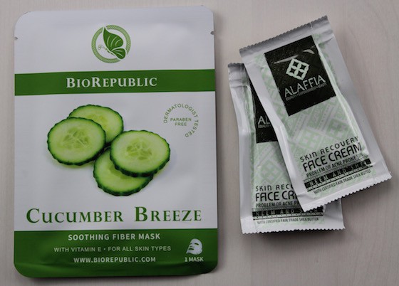 Bare Bliss Box Subscription Review – May 2015 Cucumber