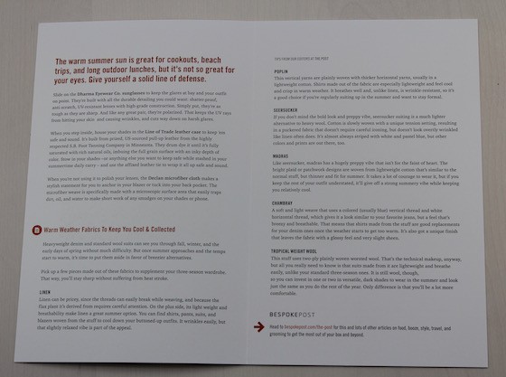 Bespoke Post Review & Coupon – May 2015 “Shine” Info