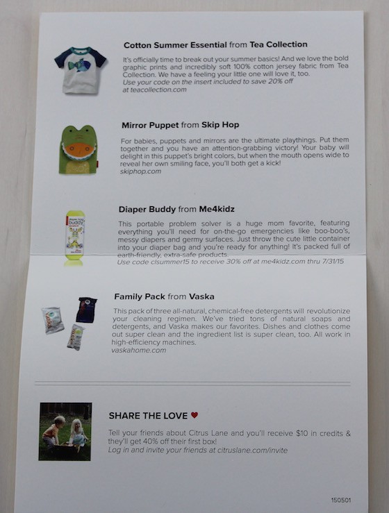 Citrus Lane Review & Coupon Code – May 2015 Info