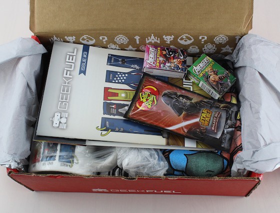 Geek Fuel Subscription Box Review – April 2015 First Look