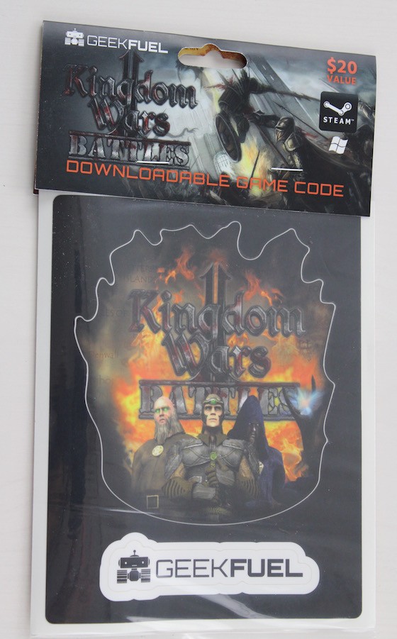 Geek Fuel Subscription Box Review – April 2015 Game