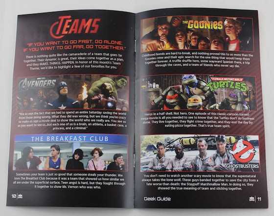 Geek Fuel Subscription Box Review – April 2015 Pages