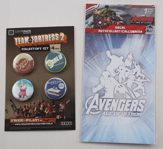 Loot Crate Subscription Box Review & Coupon – May 2015 Pins