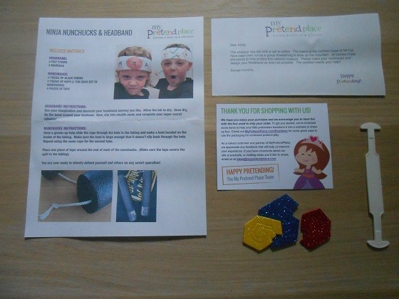My Pretend Place Craft Subscription Box Review – May 2015 - Extras