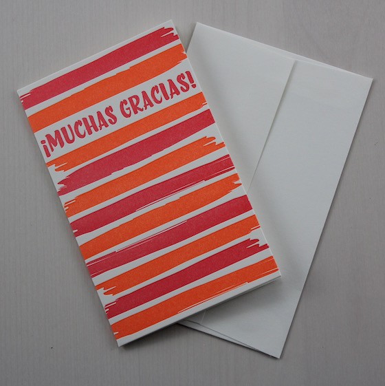Nicely Noted Subscription Review – May 2015 Muchas Gracias