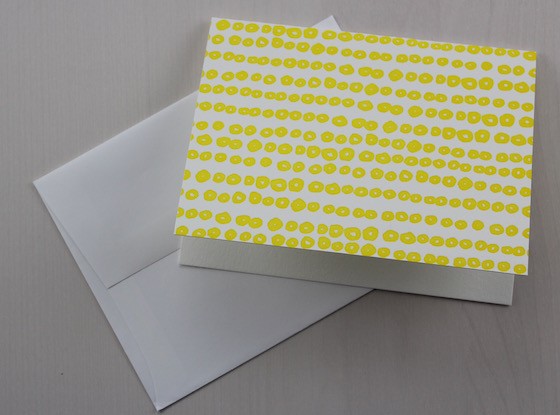Nicely Noted Subscription Review – May 2015 Yellow Card
