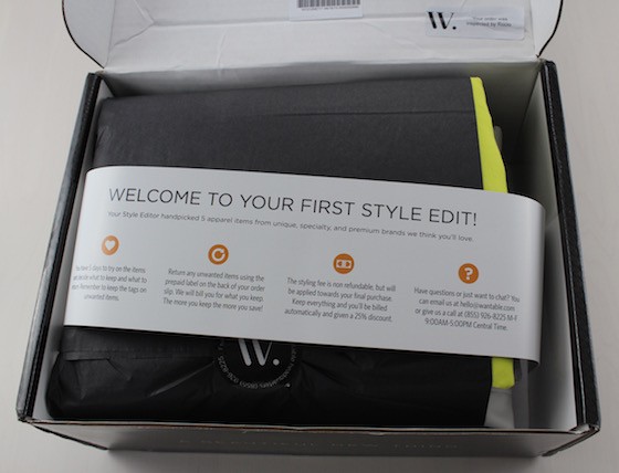 Wantable Style Edit Subscription Box Review - May 2015 First Look