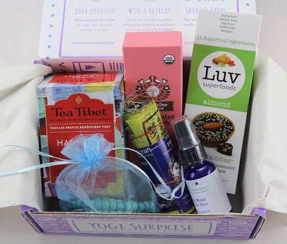 Yogi Surprise Subscription Box Review – May 2015 Items