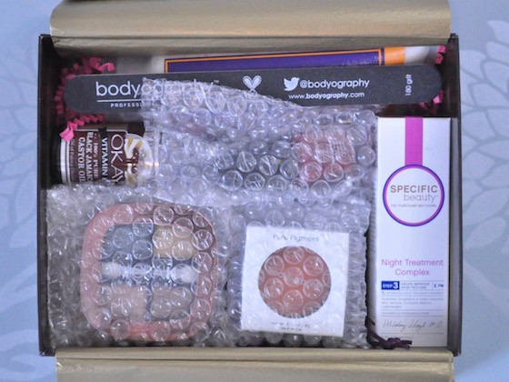 COCOTIQUE Limited Edition Mega Beauty Box Review - Spring 2015 - Contents