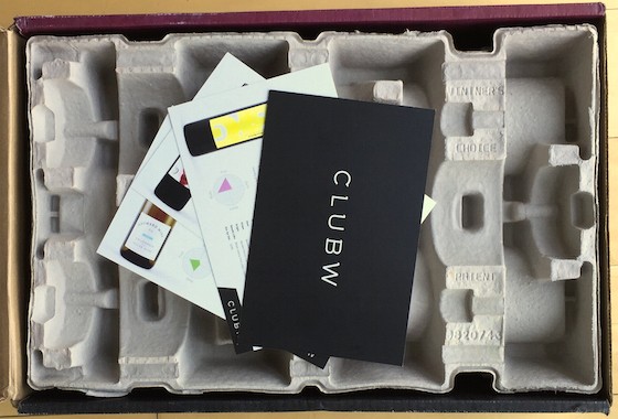 Club W Wine Subscription Review & Coupon – June 2015 Inside