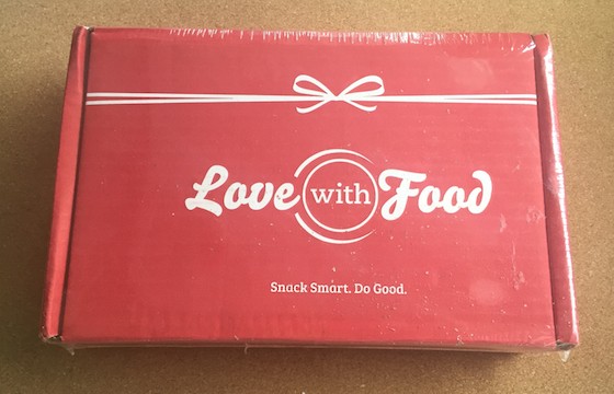 Love with Food Subscription Box Review & Coupon – June 2015 - Outside Box