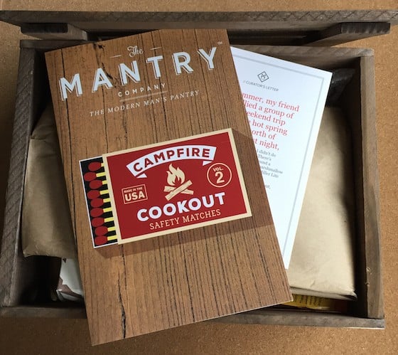 Mantry Subscription Box Review – June 2015 - Inside