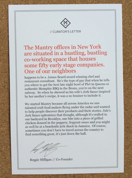 Mantry Subscription Box Review & Coupon – May 2015 Curator