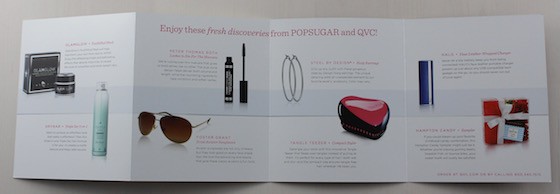 QVC POPSUGAR Must Have Box Review Info