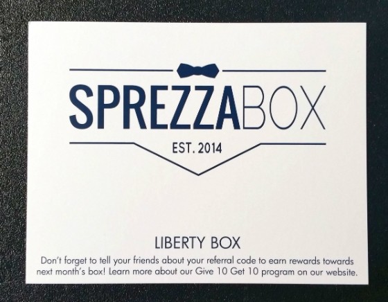 SPREZZABOX JUNE 2015 - info 1