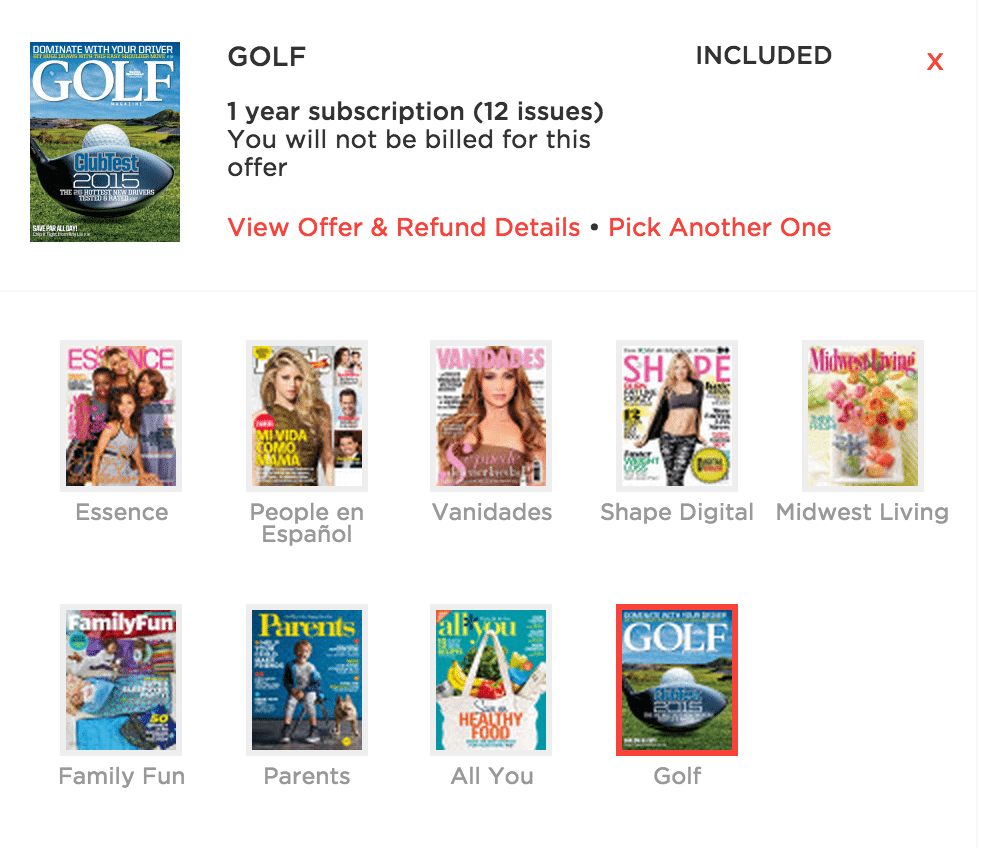 Free Magazine Offer