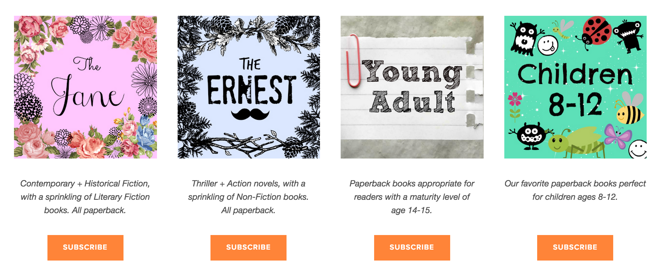 Book Subscription Options