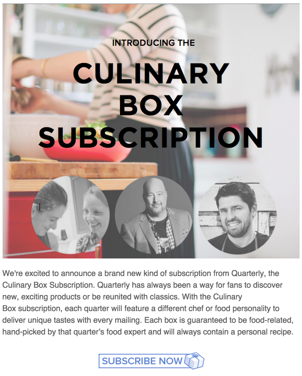 Culinary Box Subscription