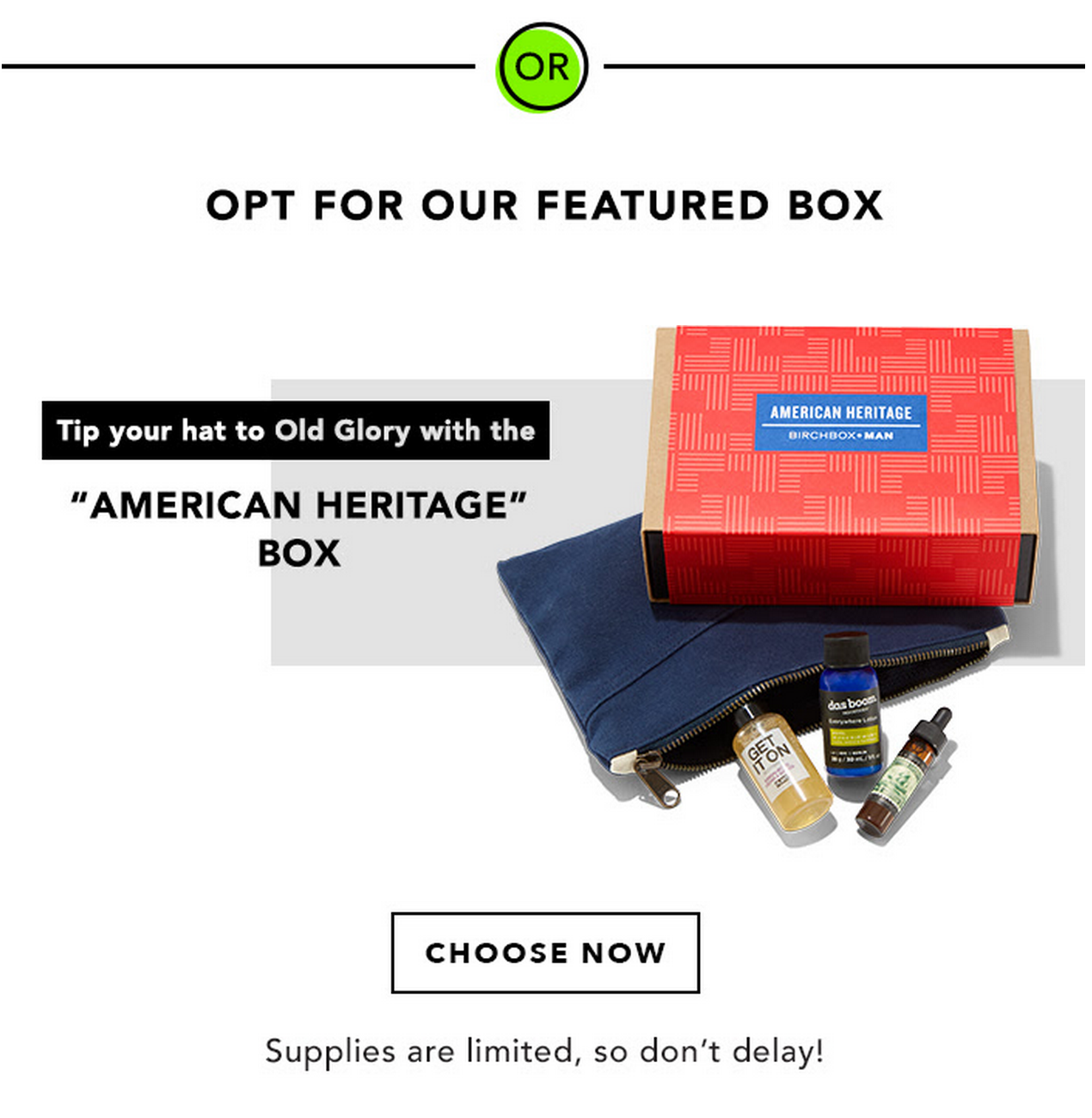 Birchbox Man July 2015 Sample Choice Time! Curated Box