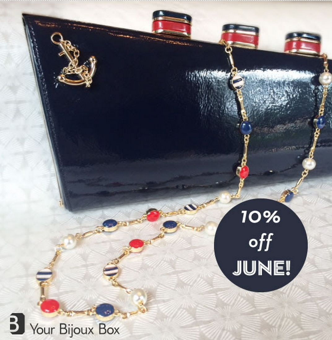 Your Bijoux Box Coupon Code – 10% Off June Box!