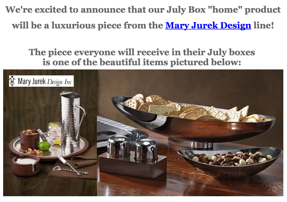 July 2015 Luxor Box Spoiler