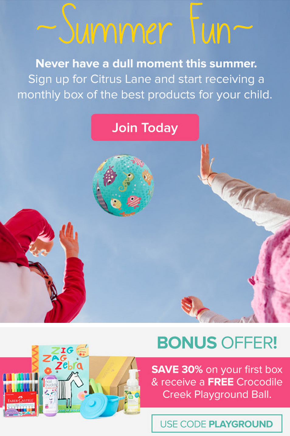 30% Off First Citrus Lane Box + Free Gift!