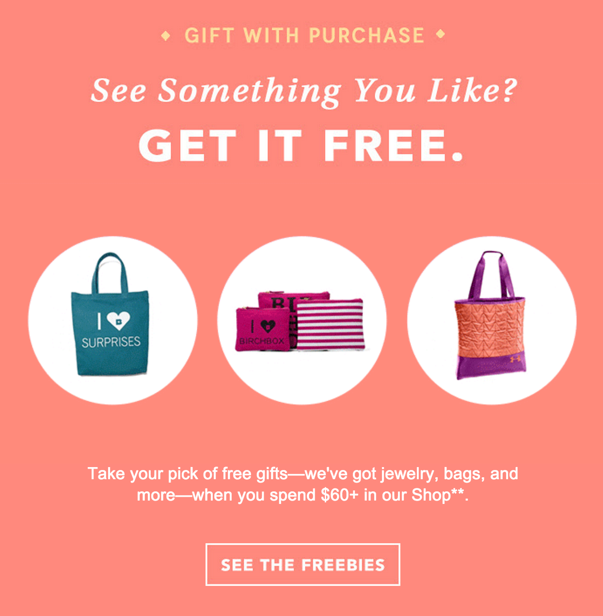 Free Gift of Your Choice with Birchbox Purchase!