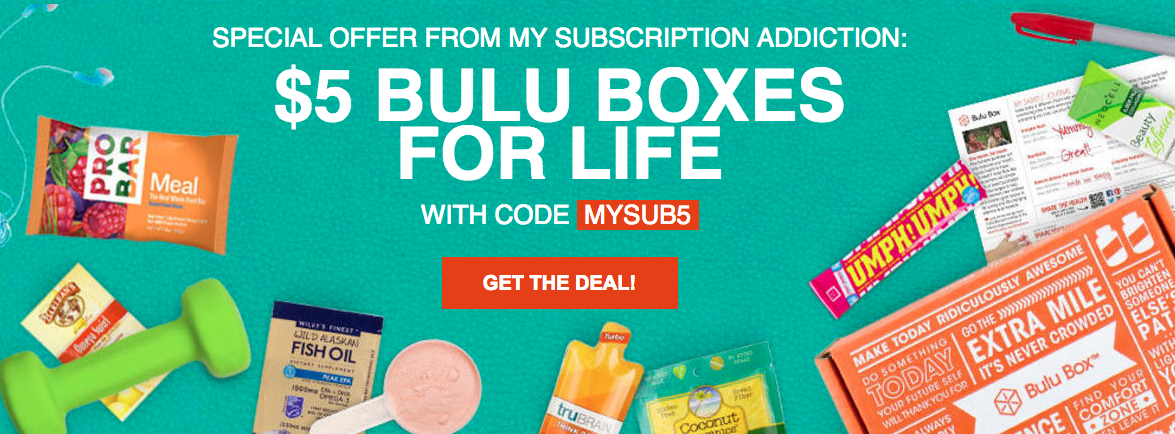 Bulu Box $5 Off For Life