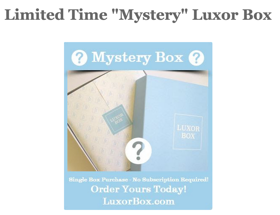 Luxor Mystery Box