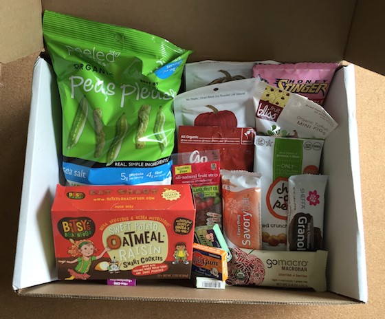 Snack Sack Subscription Box Review + Coupon - June 2015 - Contents