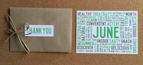 Snack Sack Subscription Box Review + Coupon - June 2015 - Papers