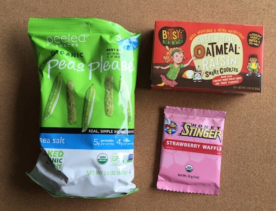 Snack Sack Subscription Box Review + Coupon - June 2015 - Peas