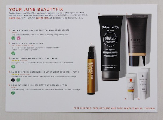 Beauty Fix Subscription Box Review – June 2015 Info