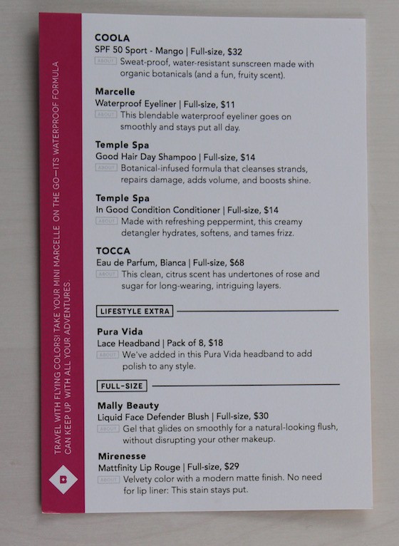 Birchbox Upgraded Box Review – June 2015 Info