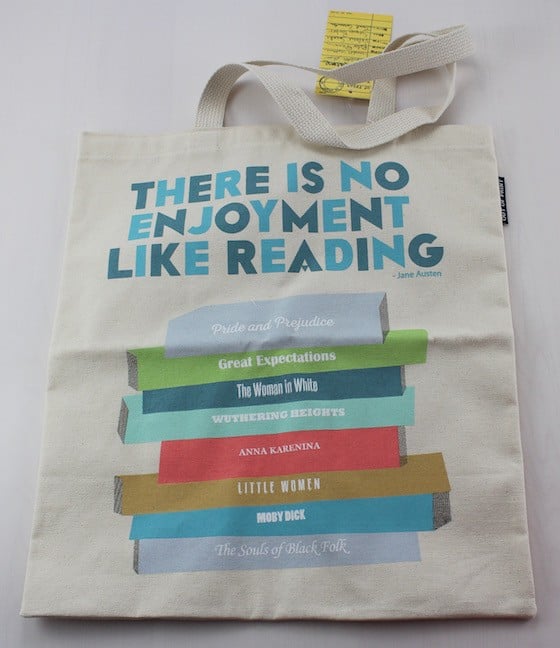 Book Riot Favorite Beach Reads 2015 Box Review Bag